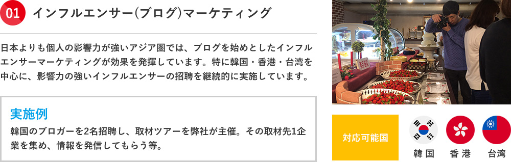 インフルエンサー(ブログ)マーケティング